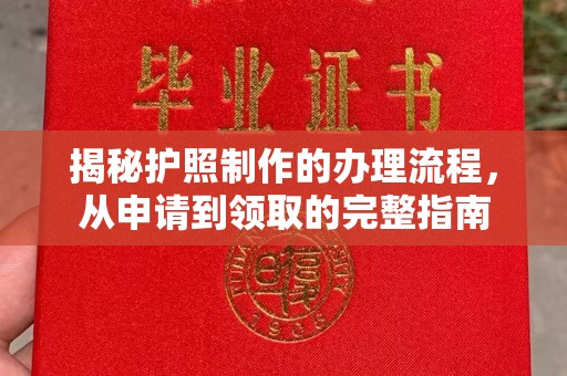 海沧揭秘护照制作的办理流程，从申请到领取的完整指南