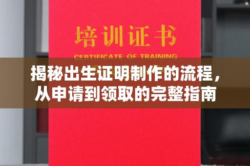 海沧揭秘出生证明制作的流程，从申请到领取的完整指南
