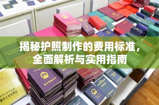 海沧揭秘护照制作的费用标准，全面解析与实用指南